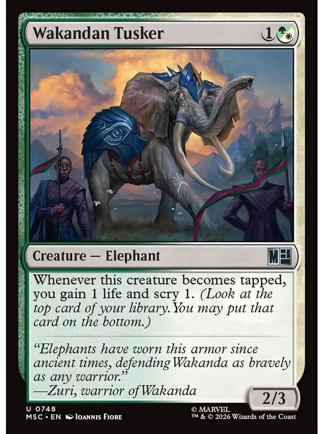 Wakandan Tusker