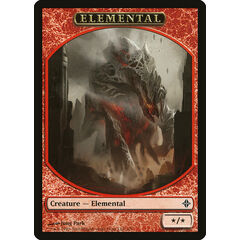 Elemental Token (*/*) (Red)
