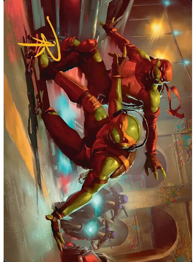 Raph & Mikey, Troublemakers // Raph & Mikey, Troublemakers (Art Series)