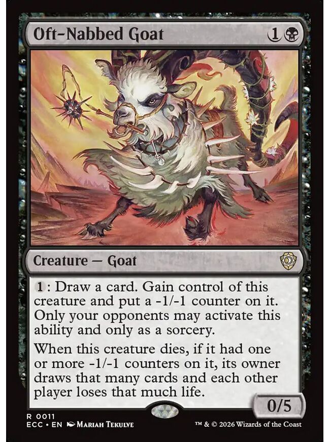 Oft-Nabbed Goat
