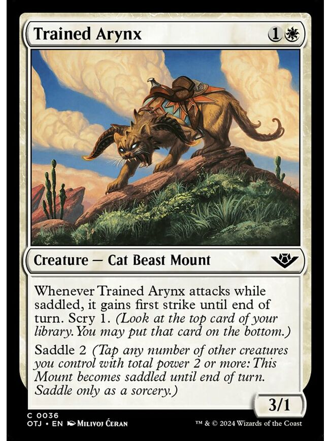 Trained Arynx