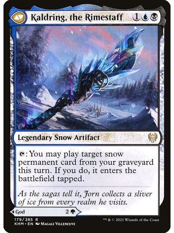 Jorn, God of Winter // Kaldring, the Rimestaff