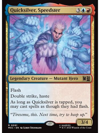 Quicksilver, Speedster