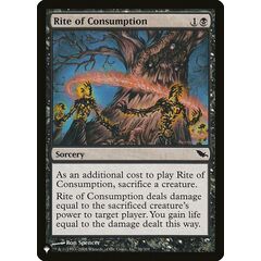 Rite of Consumption