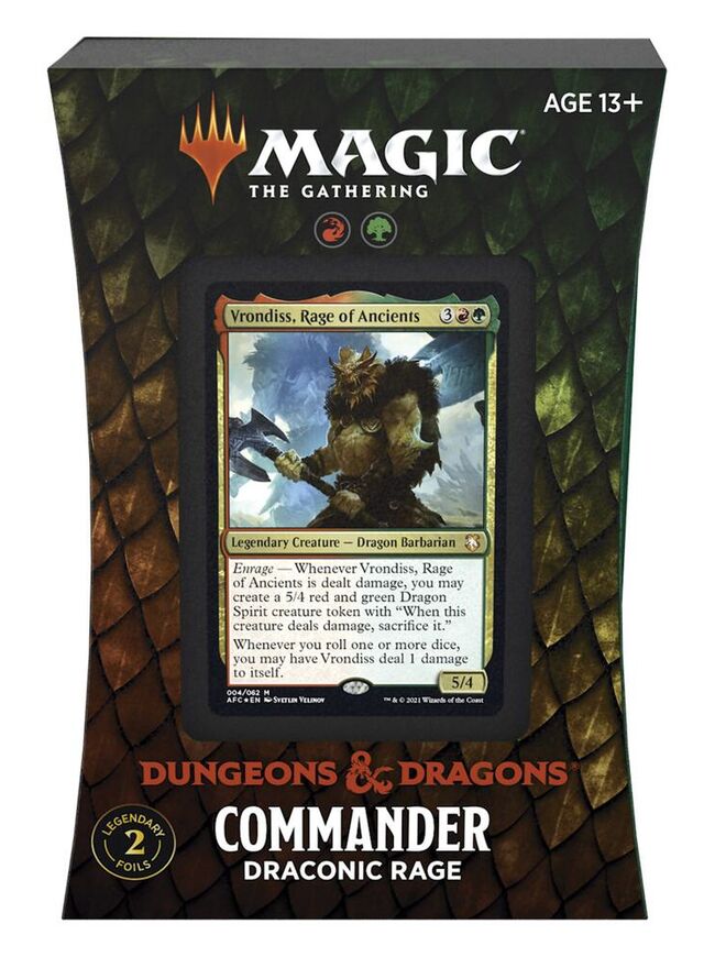 Adventures in the Forgotten Realms - Draconic Rage Commander Deck