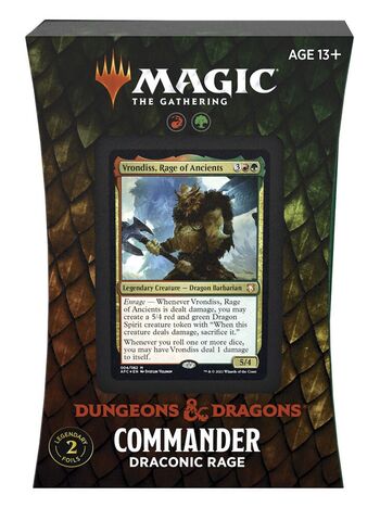Adventures in the Forgotten Realms - Draconic Rage Commander Deck