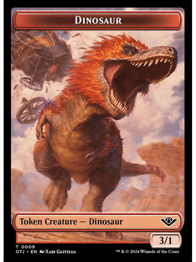 Dinosaur Token (3/1)