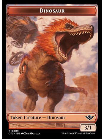Dinosaur Token (3/1)