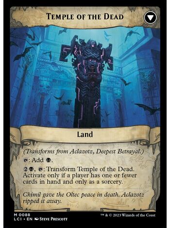 Aclazotz, Deepest Betrayal // Temple of the Dead