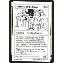 Defender of the Queue