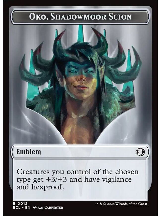 Oko, Shadowmoor Scion Emblem Token