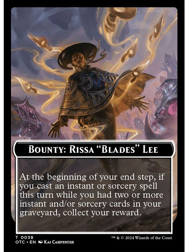 Bounty: Rissa "Blades" Lee // Wanted! Token