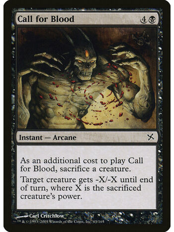 Call for Blood
