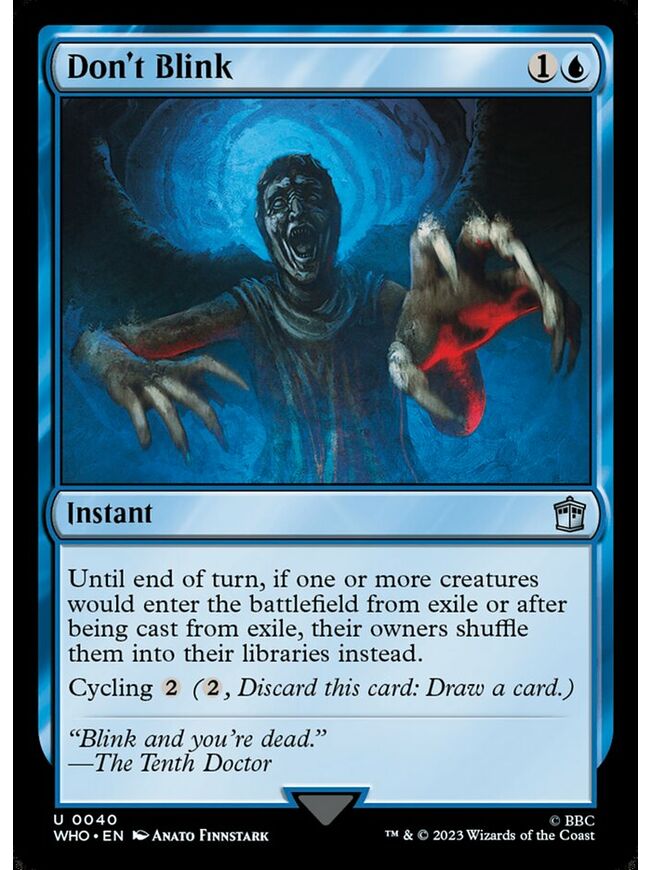Don't Blink