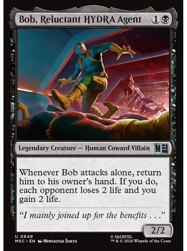 Bob, Reluctant HYDRA Agent