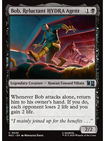 Bob, Reluctant HYDRA Agent