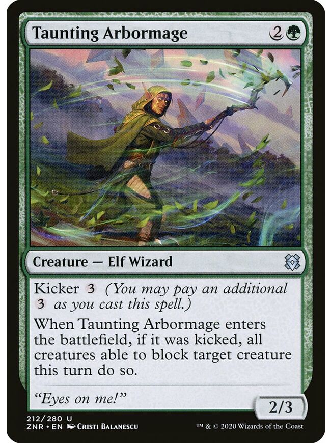 Taunting Arbormage