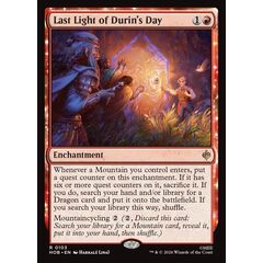 Last Light of Durin's Day