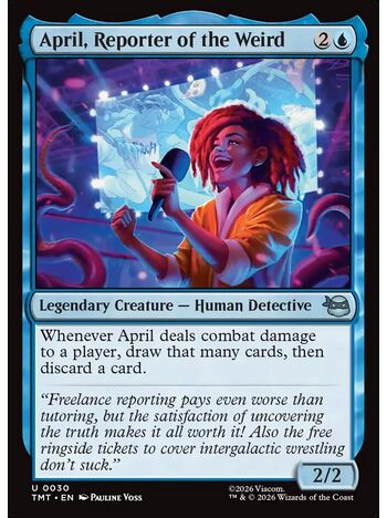 April, Reporter of the Weird