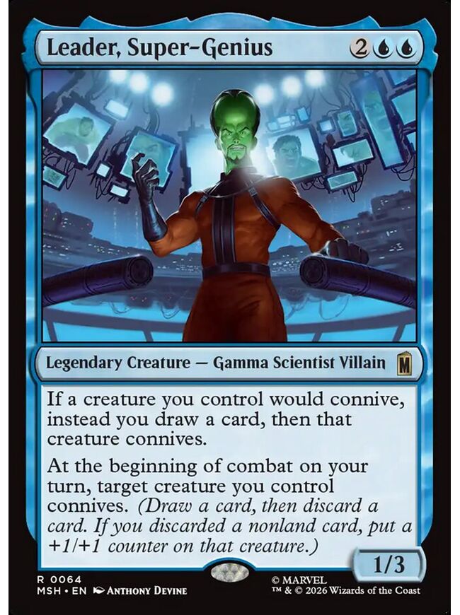 Leader, Super-Genius