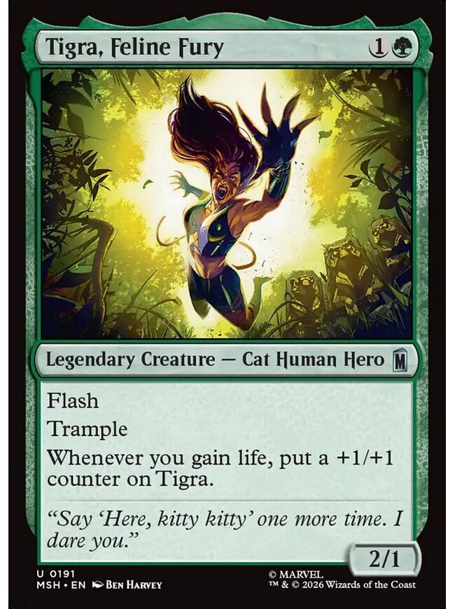 Tigra, Feline Fury