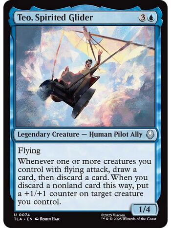 Teo, Spirited Glider