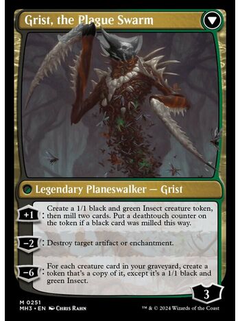 Grist, Voracious Larva // Grist, the Plague Swarm