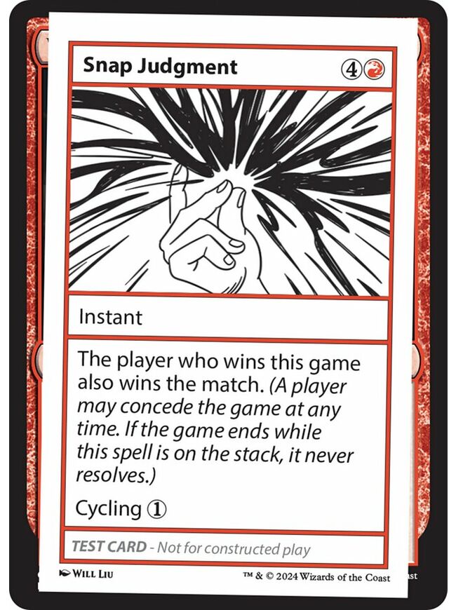 Snap Judgment
