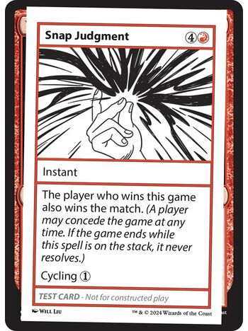 Snap Judgment