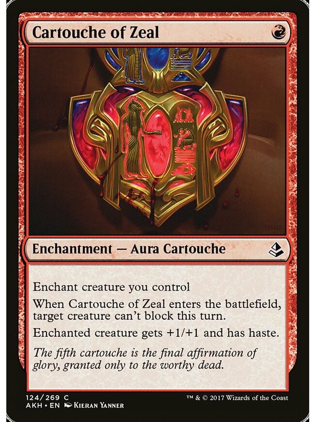 Cartouche of Zeal