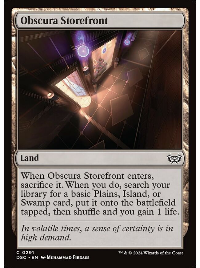 Obscura Storefront