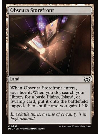 Obscura Storefront