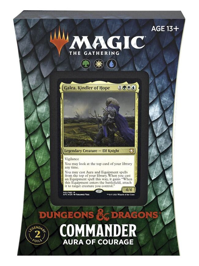 Adventures in the Forgotten Realms - Aura of Courage Commander Deck