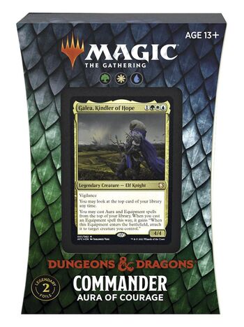 Adventures in the Forgotten Realms - Aura of Courage Commander Deck