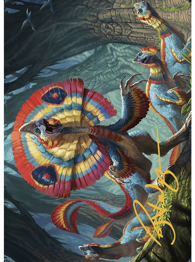 Sunfrill Imitator // Sunfrill Imitator Token (Art Series)