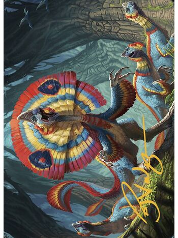 Sunfrill Imitator // Sunfrill Imitator Token (Art Series)