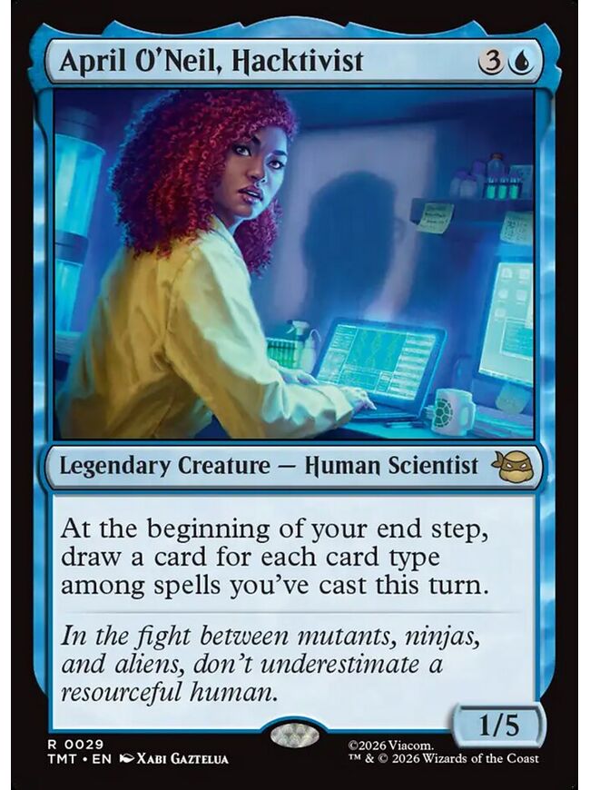 April O'Neil, Hacktivist