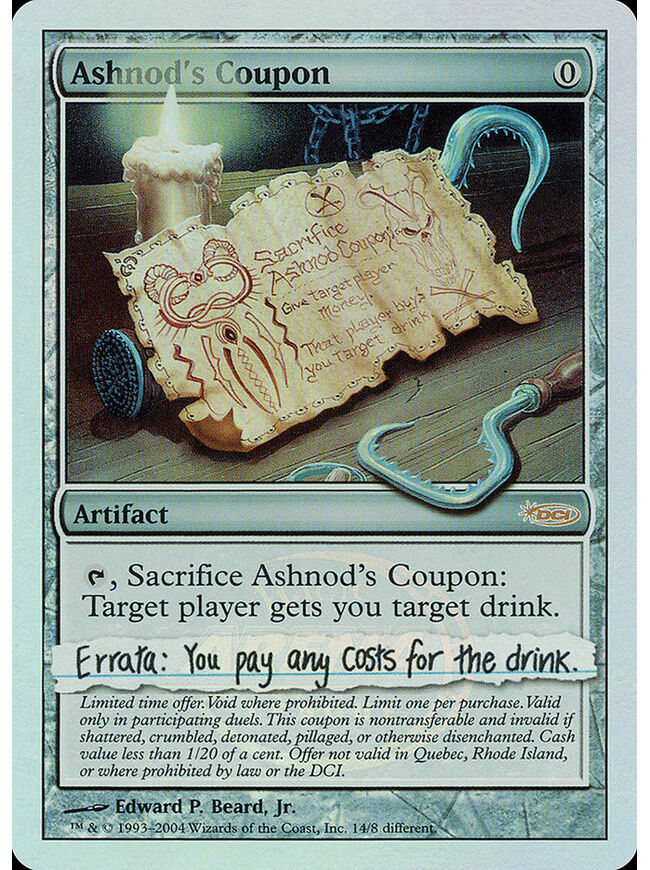 Ashnod's Coupon