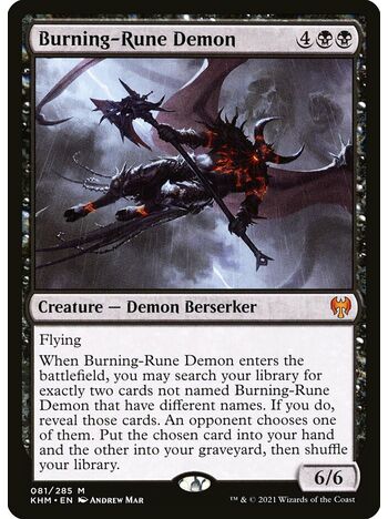 Burning-Rune Demon