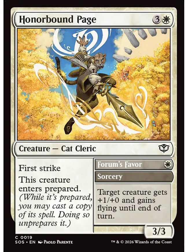 Honorbound Page // Forum's Favor