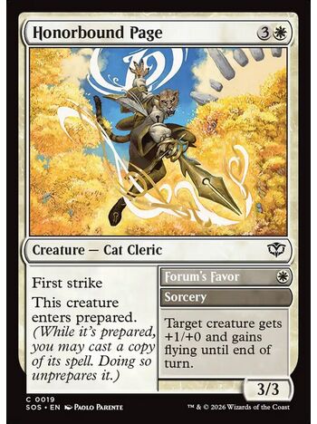 Honorbound Page // Forum's Favor